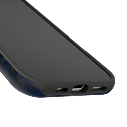 Starry Night Cat – Van Gogh Inspired – iPhone 16, 15, 14, 13 – MagSafe Magnetic Tough Case by HitStickers