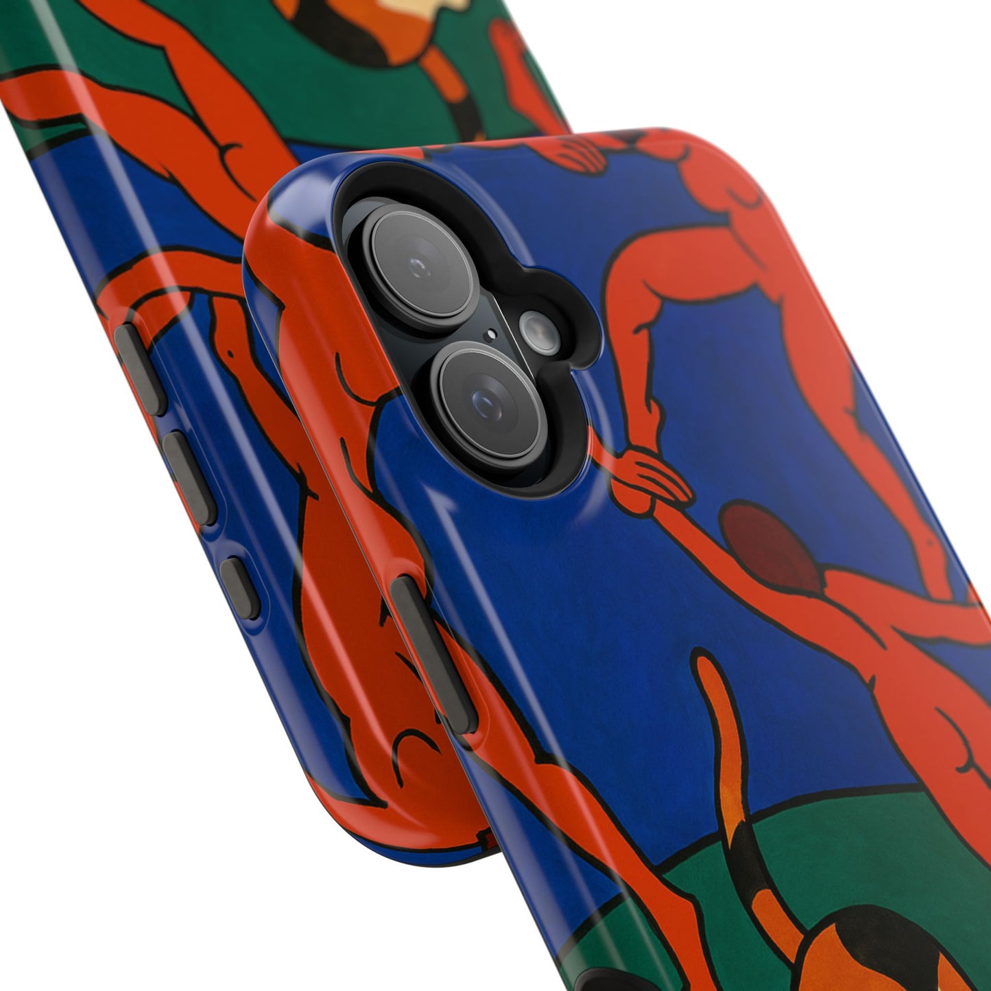 Dancing with the Cat – Matisse Inspired – iPhone 16, 15, 14, 13 – MagSafe Magnetic Tough Case by HitStickers