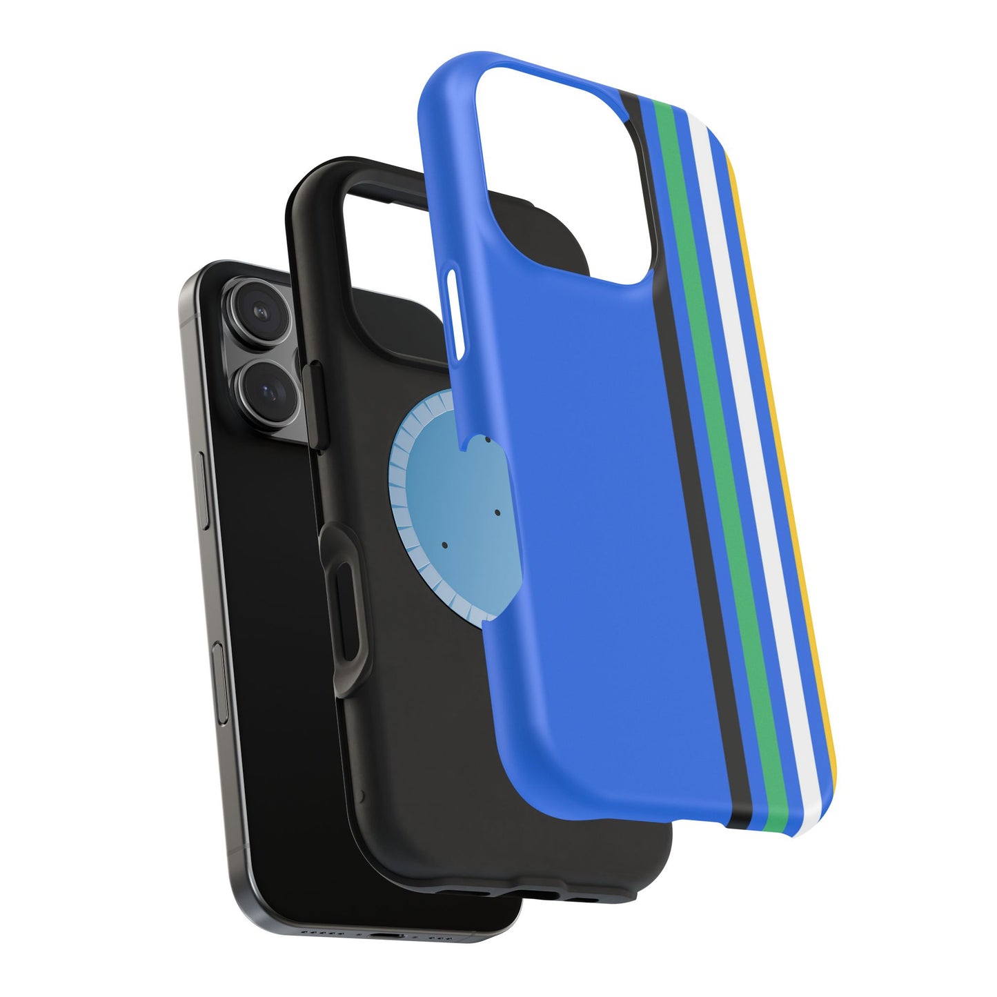 Electric Stripes iPhone 16, 15, 14, 13 - MagSafe Magnetic Tough Case by HitStickers