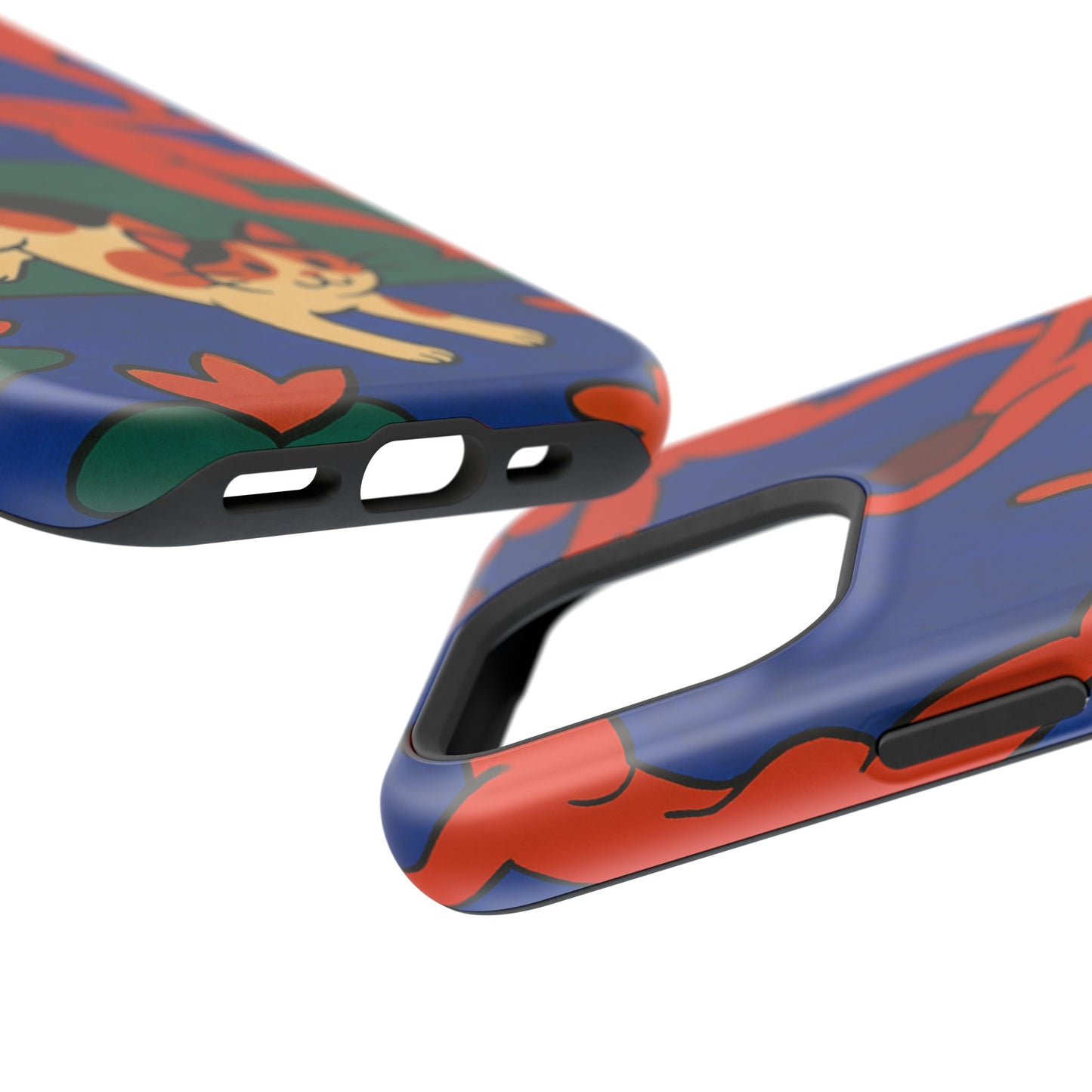 Dancing with the Cat – Matisse Inspired – iPhone 16, 15, 14, 13 – MagSafe Magnetic Tough Case by HitStickers