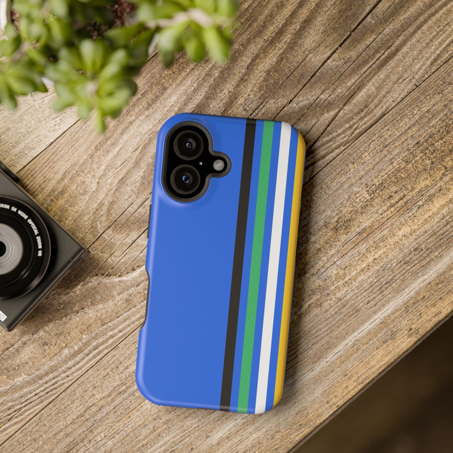 Electric Stripes iPhone 16, 15, 14, 13 - MagSafe Magnetic Tough Case by HitStickers