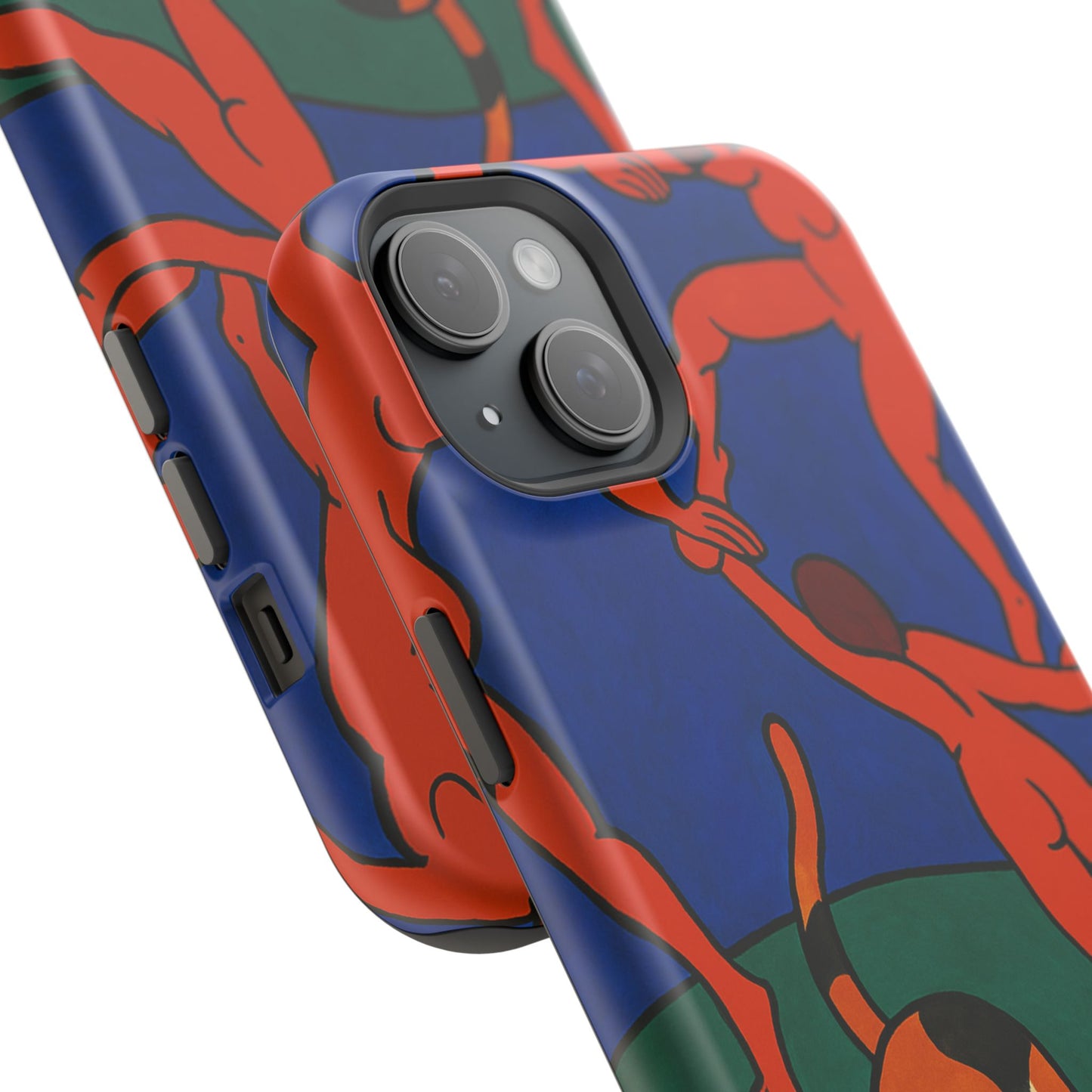 Dancing with the Cat – Matisse Inspired – iPhone 16, 15, 14, 13 – MagSafe Magnetic Tough Case by HitStickers