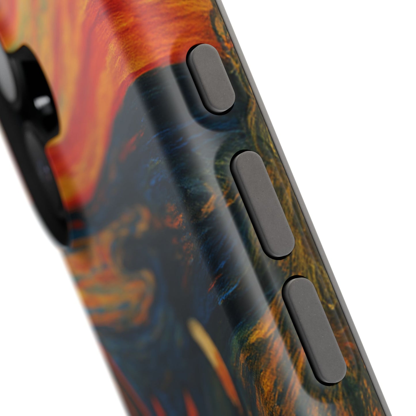 The Cat Scream – Munch Inspired – iPhone 16, 15, 14, 13 – MagSafe Magnetic Tough Case by HitStickers