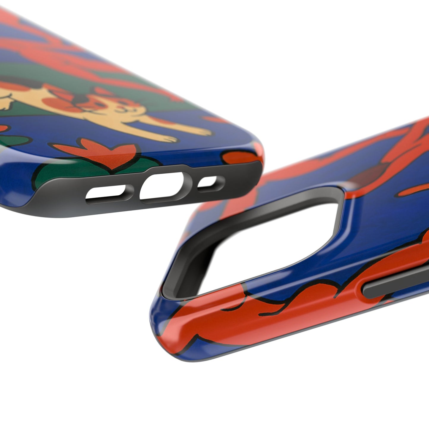 Dancing with the Cat – Matisse Inspired – iPhone 16, 15, 14, 13 – MagSafe Magnetic Tough Case by HitStickers