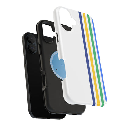 Bright Pulse iPhone 16, 15, 14, 13 - MagSafe Magnetic Tough Case by HitStickers