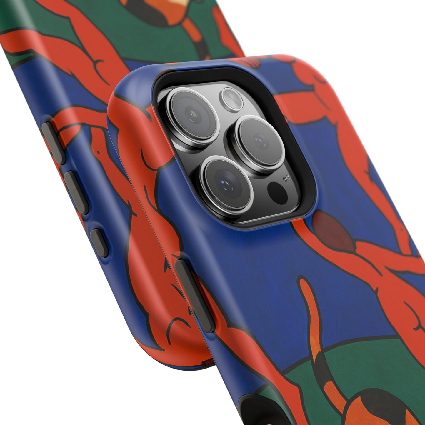 Dancing with the Cat – Matisse Inspired – iPhone 16, 15, 14, 13 – MagSafe Magnetic Tough Case by HitStickers