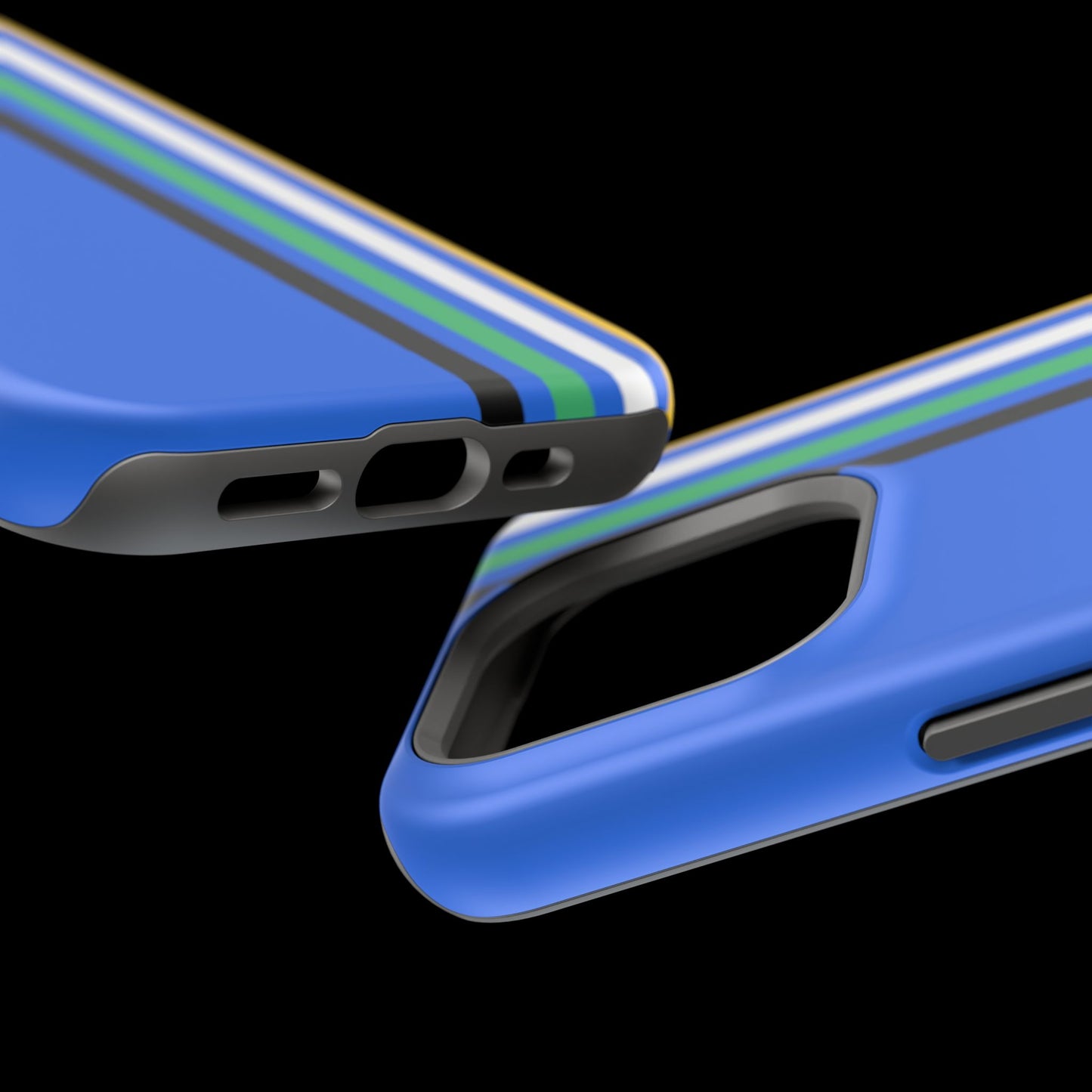 Electric Stripes iPhone 16, 15, 14, 13 - MagSafe Magnetic Tough Case by HitStickers