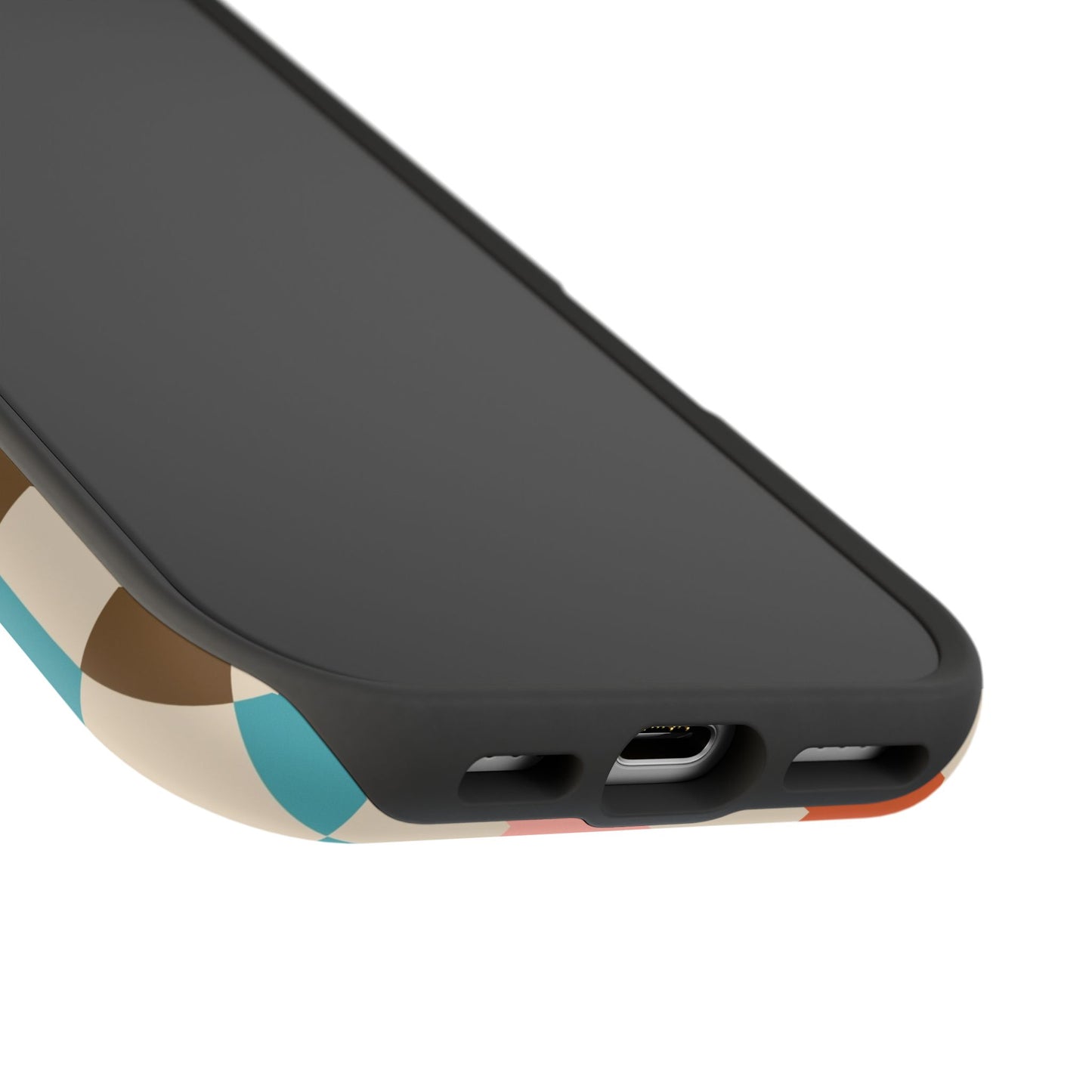 Retro Check Pop – iPhone 16, 15, 14, 13 – MagSafe Magnetic Tough Case by HitStickers