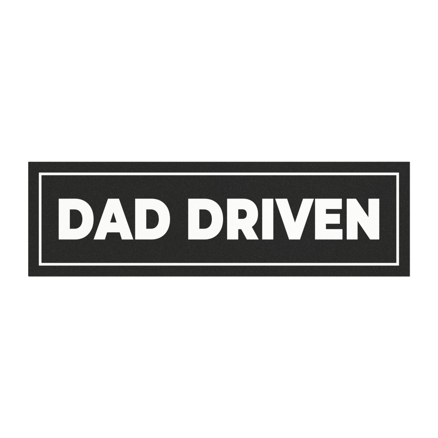 Dad Driven Car Magnet – Cool Dad Car Decal, Fun Bumper Magnet for Fathers, Strong & Weatherproof Vehicle Accessory