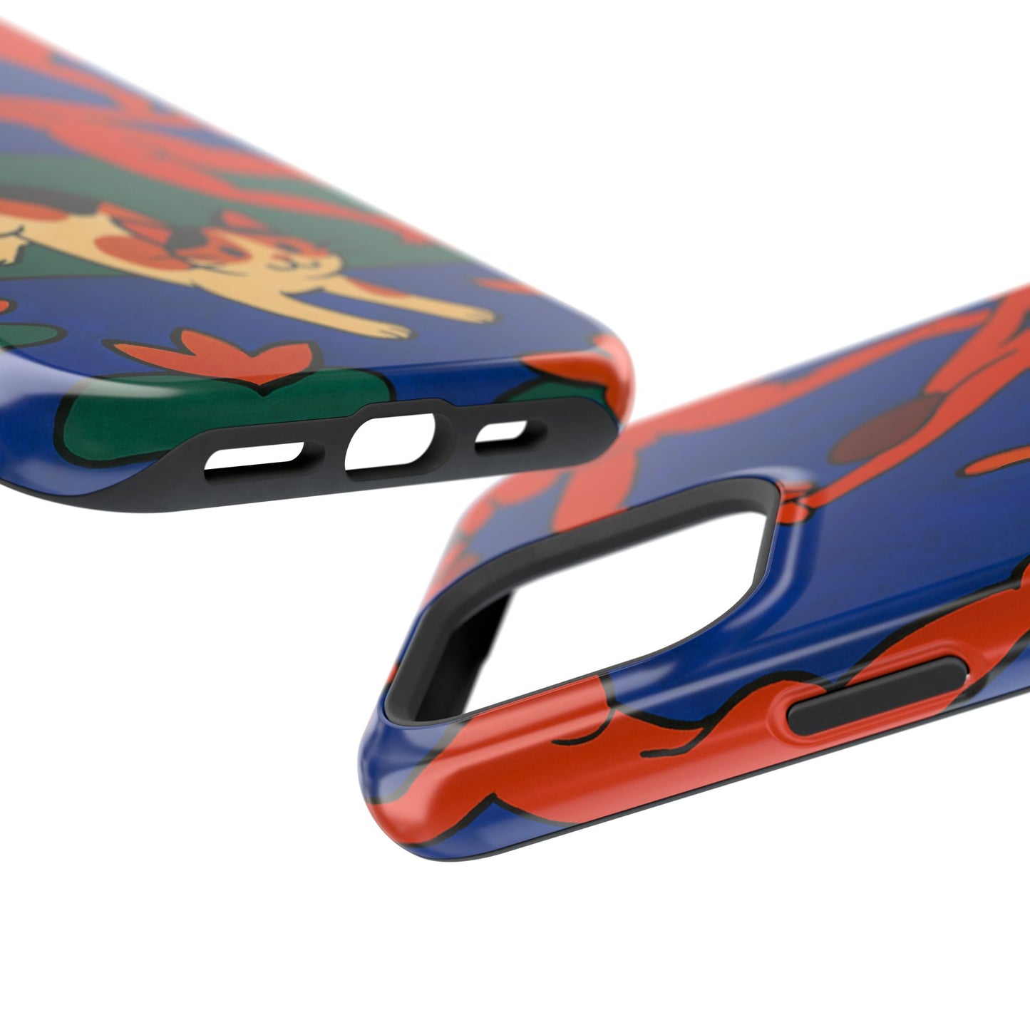 Dancing with the Cat – Matisse Inspired – iPhone 16, 15, 14, 13 – MagSafe Magnetic Tough Case by HitStickers