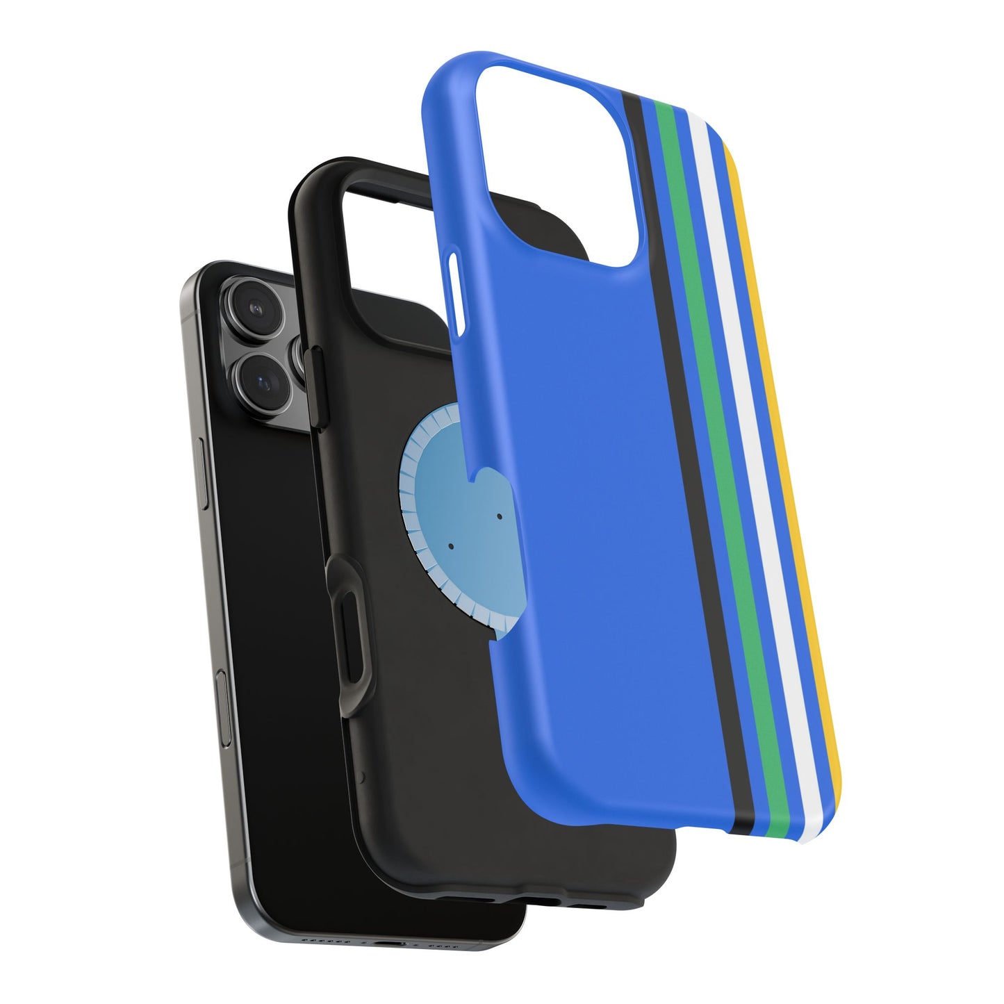 Electric Stripes iPhone 16, 15, 14, 13 - MagSafe Magnetic Tough Case by HitStickers