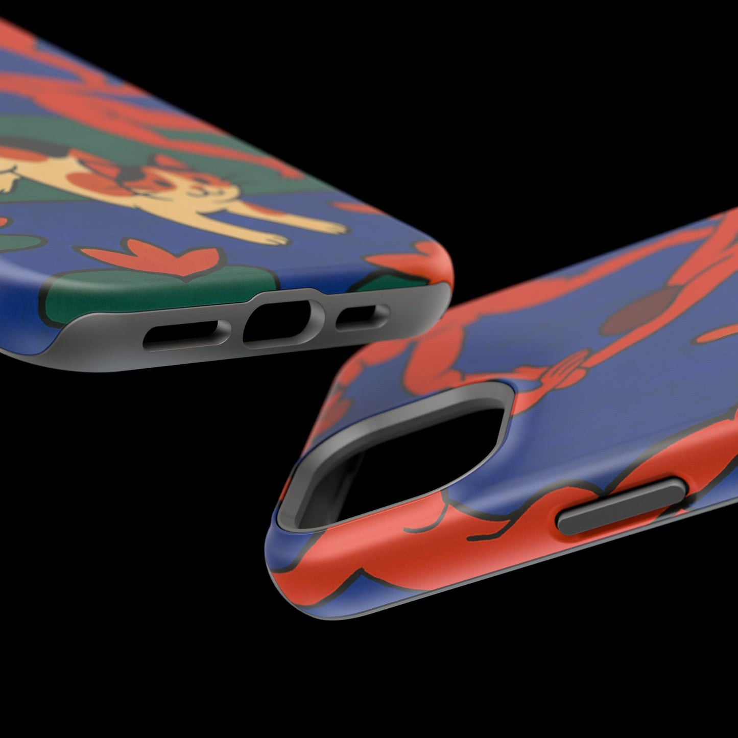 Dancing with the Cat – Matisse Inspired – iPhone 16, 15, 14, 13 – MagSafe Magnetic Tough Case by HitStickers