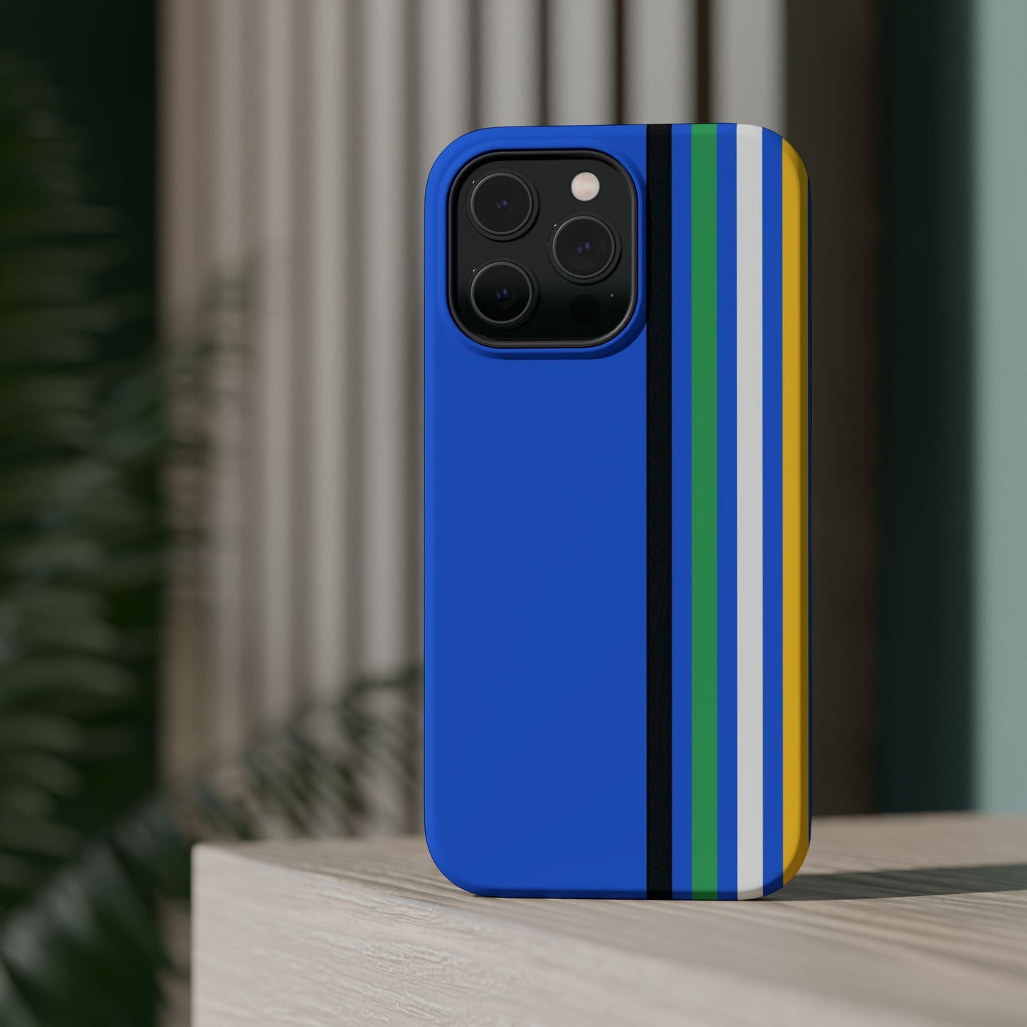 Electric Stripes iPhone 16, 15, 14, 13 - MagSafe Magnetic Tough Case by HitStickers