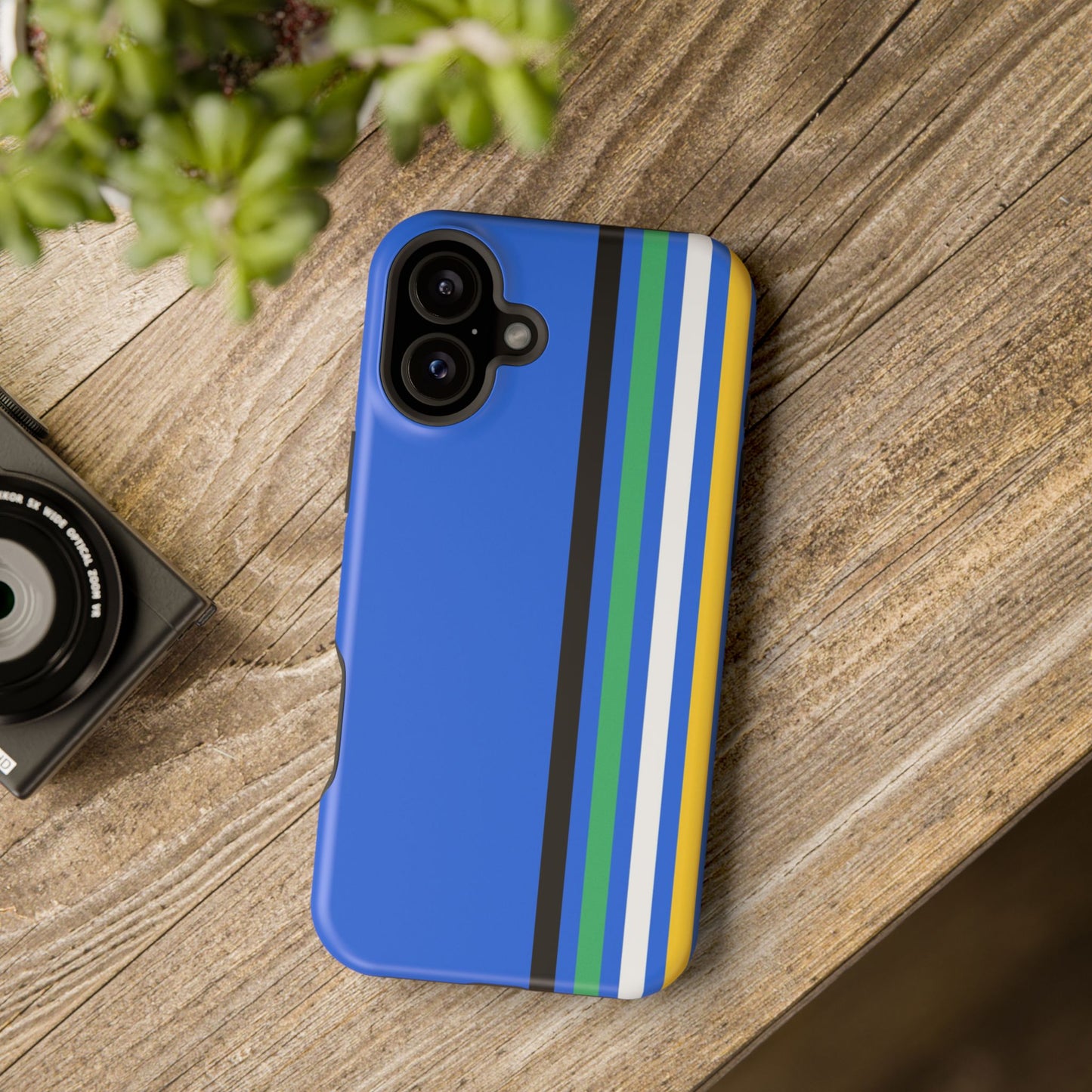 Electric Stripes iPhone 16, 15, 14, 13 - MagSafe Magnetic Tough Case by HitStickers