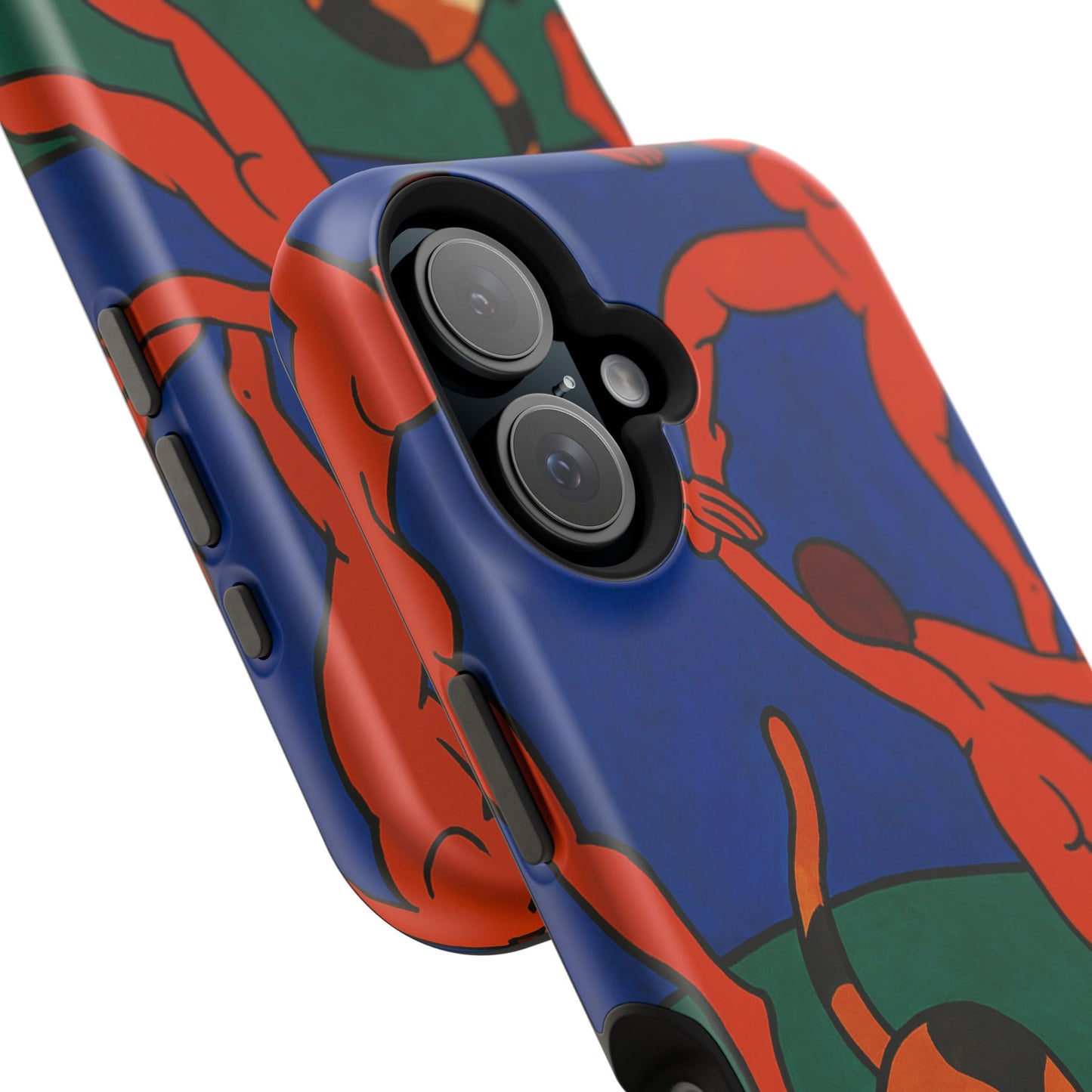 Dancing with the Cat – Matisse Inspired – iPhone 16, 15, 14, 13 – MagSafe Magnetic Tough Case by HitStickers