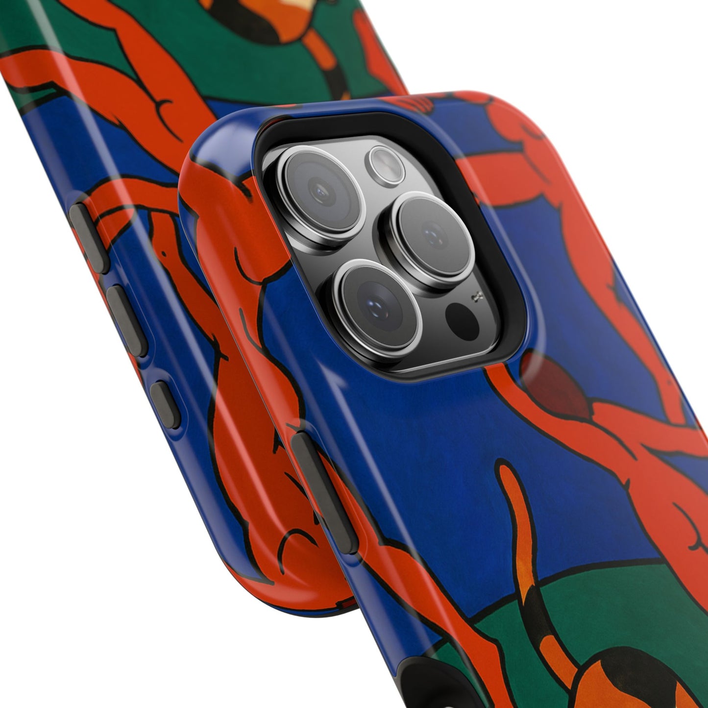 Dancing with the Cat – Matisse Inspired – iPhone 16, 15, 14, 13 – MagSafe Magnetic Tough Case by HitStickers