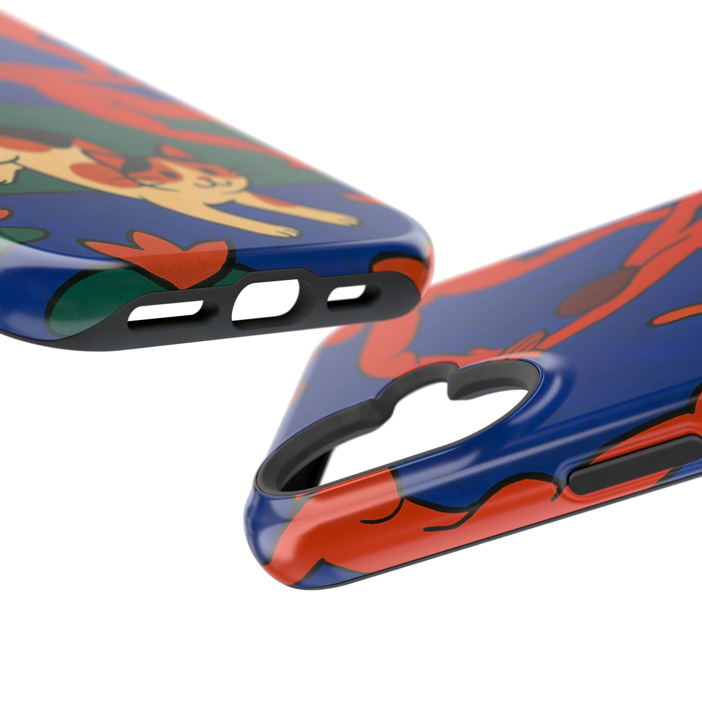 Dancing with the Cat – Matisse Inspired – iPhone 16, 15, 14, 13 – MagSafe Magnetic Tough Case by HitStickers