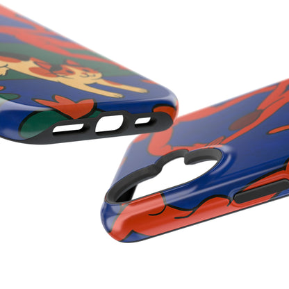 Dancing with the Cat – Matisse Inspired – iPhone 16, 15, 14, 13 – MagSafe Magnetic Tough Case by HitStickers