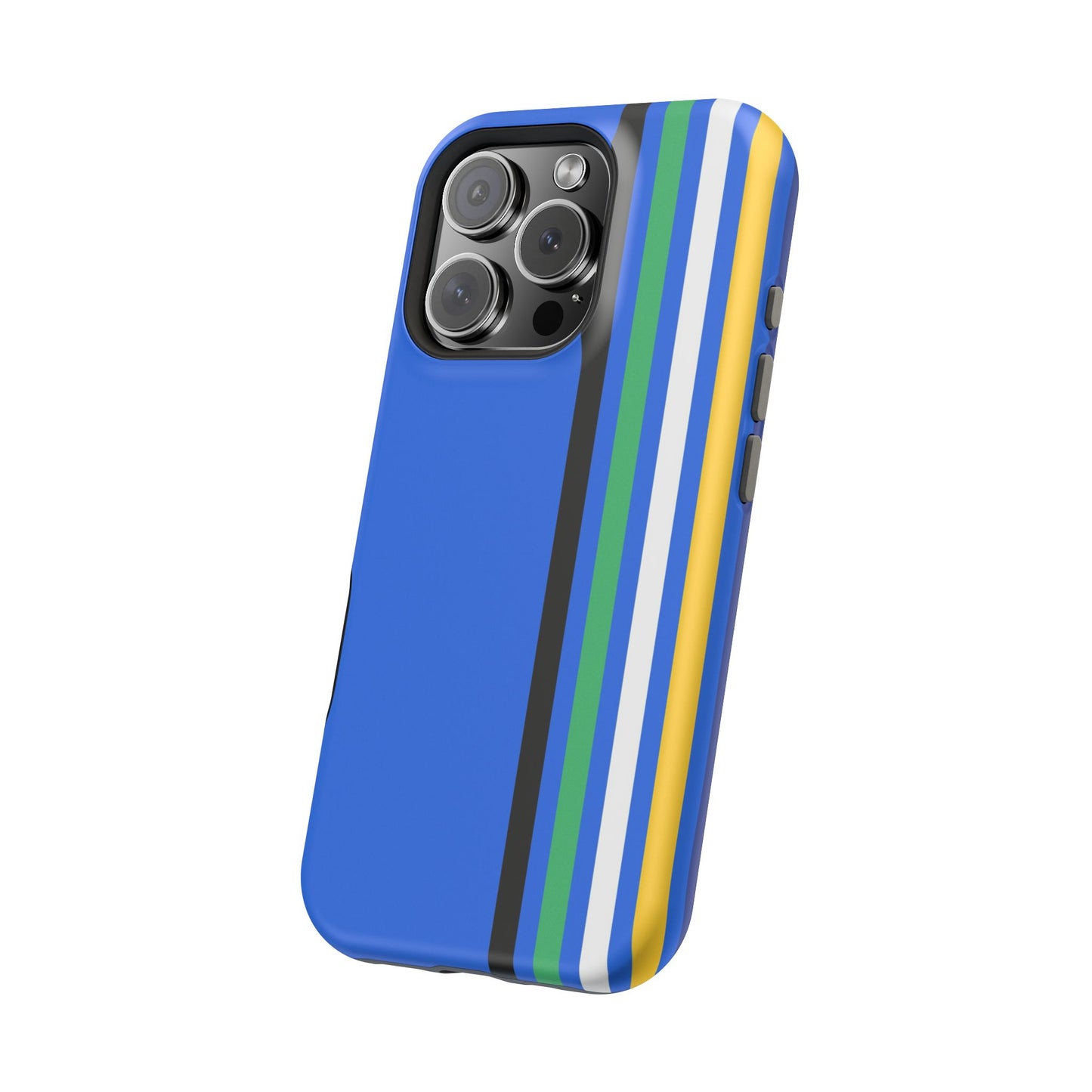 Electric Stripes iPhone 16, 15, 14, 13 - MagSafe Magnetic Tough Case by HitStickers