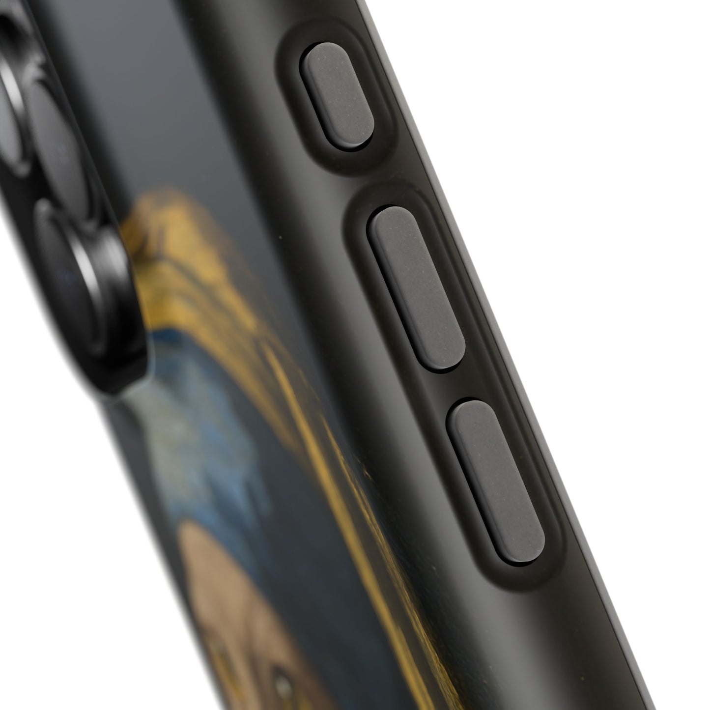Cat with a Pearl Earring – Vermeer Inspired – iPhone 16, 15, 14, 13 – MagSafe Magnetic Tough Case by HitStickers