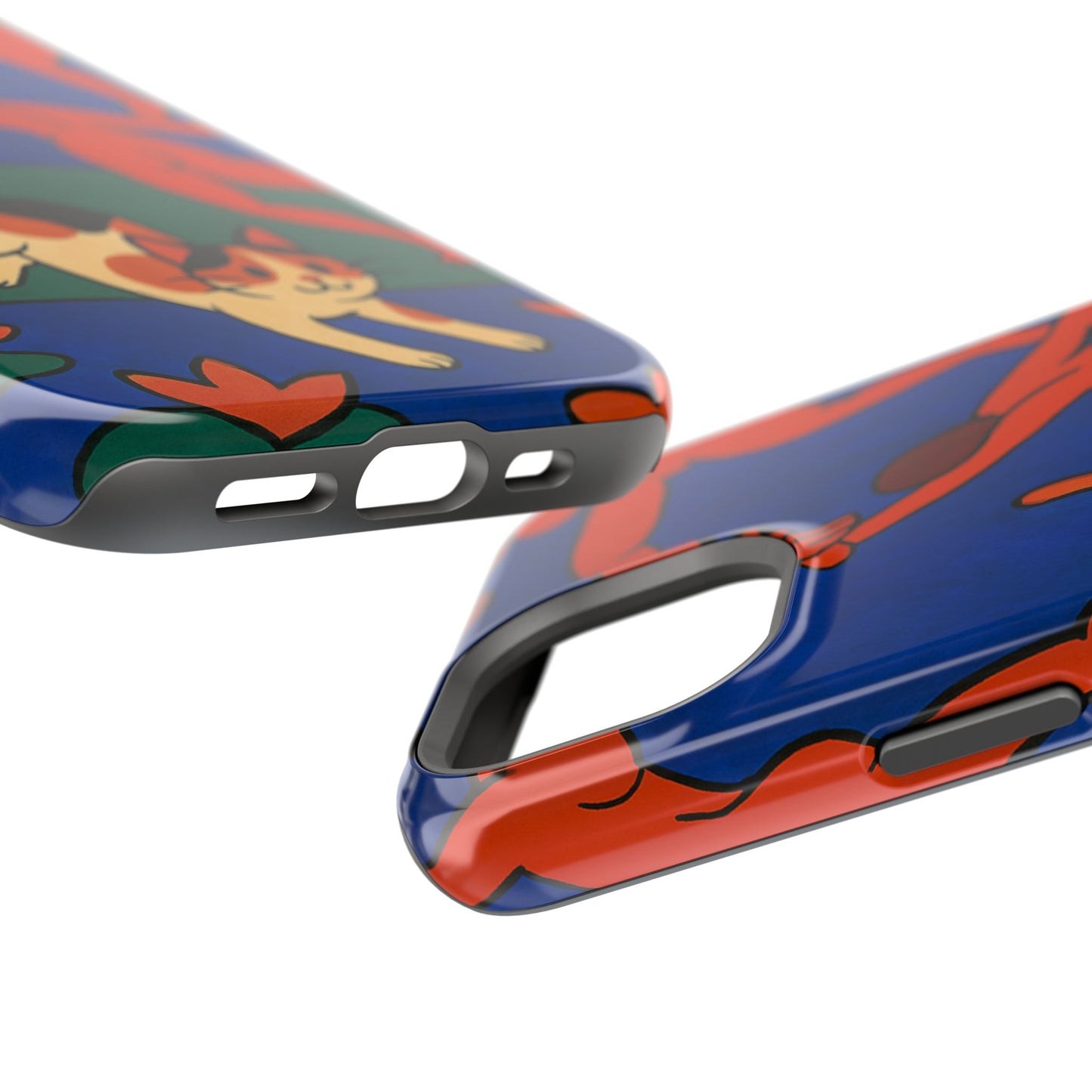 Dancing with the Cat – Matisse Inspired – iPhone 16, 15, 14, 13 – MagSafe Magnetic Tough Case by HitStickers