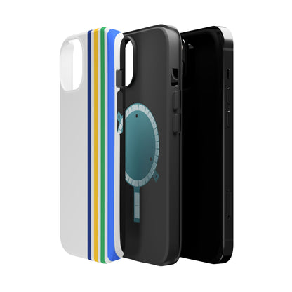 Bright Pulse iPhone 16, 15, 14, 13 - MagSafe Magnetic Tough Case by HitStickers
