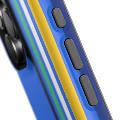 Electric Stripes iPhone 16, 15, 14, 13 - MagSafe Magnetic Tough Case by HitStickers
