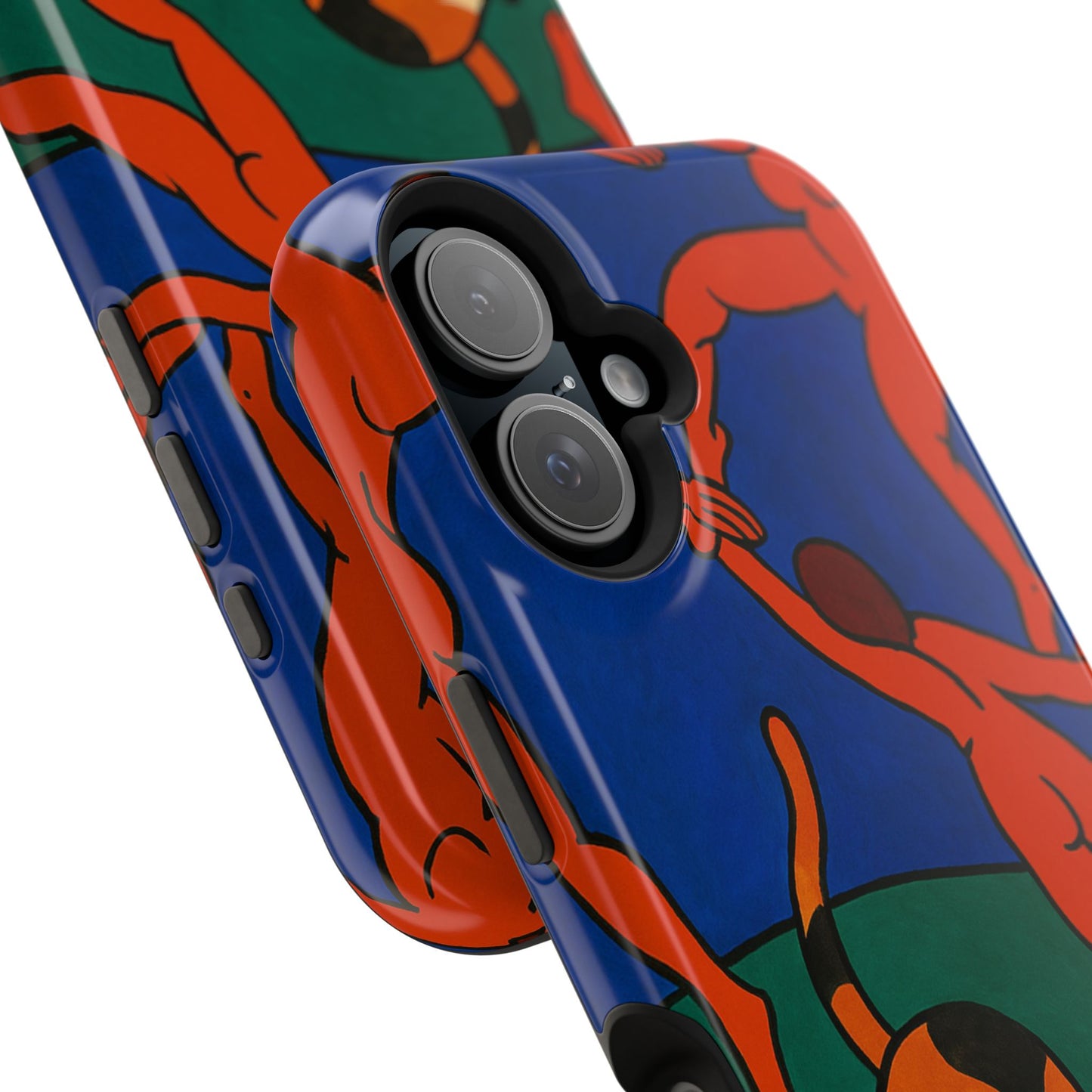 Dancing with the Cat – Matisse Inspired – iPhone 16, 15, 14, 13 – MagSafe Magnetic Tough Case by HitStickers