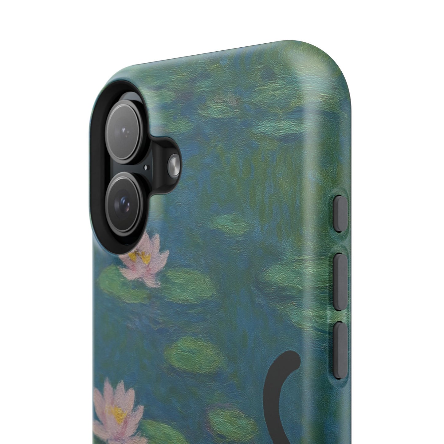 Water Lily Cat – Monet Inspired – iPhone 16, 15, 14, 13 – MagSafe Magnetic Tough Case by HitStickers